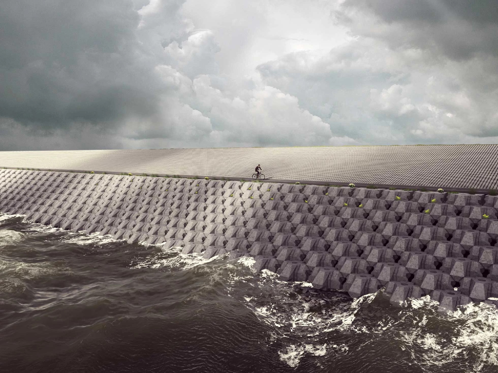 afsluitdijk-holland-wall