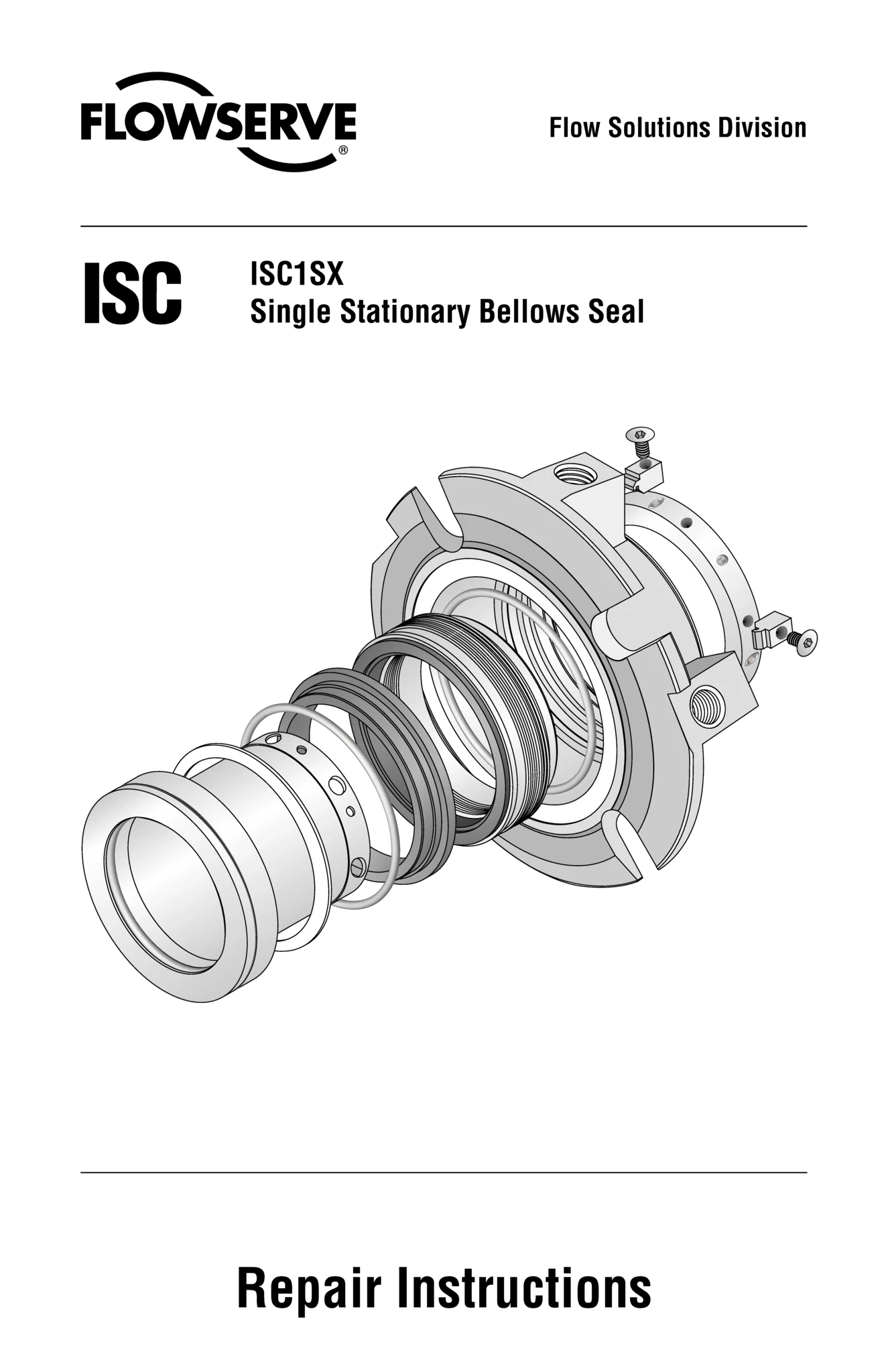 ISC：ISC1SX单固定波纹管密封维修说明