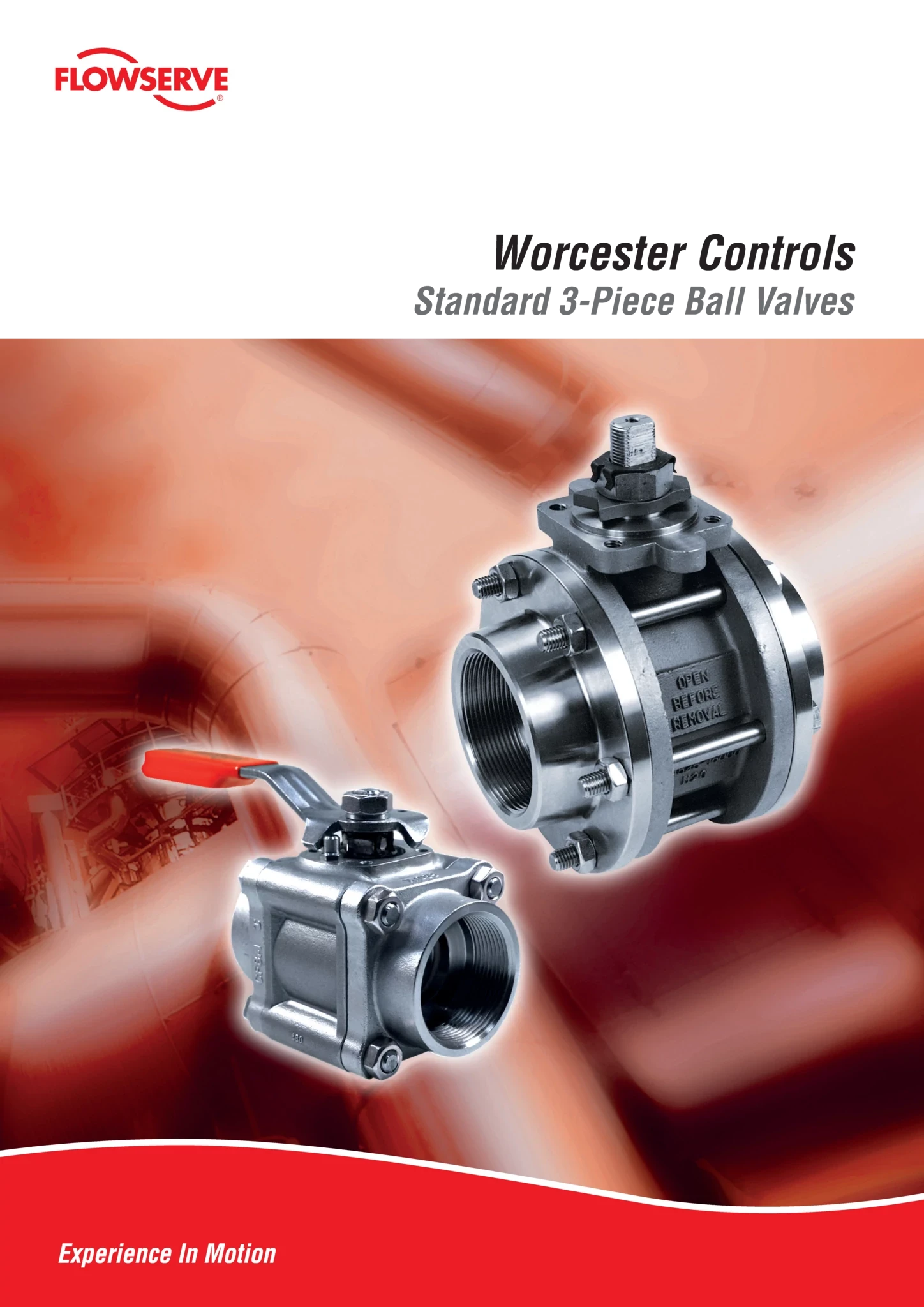 Worcester Controls A44/A459系列3片式球阀手册（欧洲/亚洲）