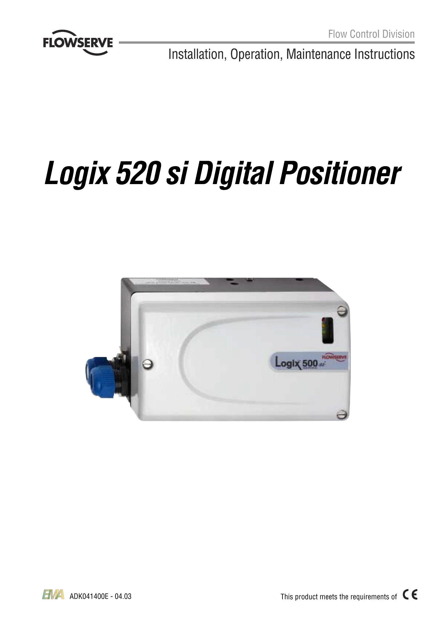 Logix 520si数字定位器使用说明（IOM）