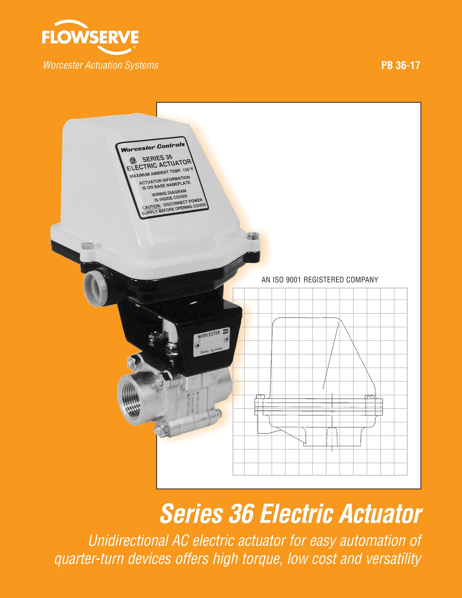 Worcester Controls36系列电动执行器手册