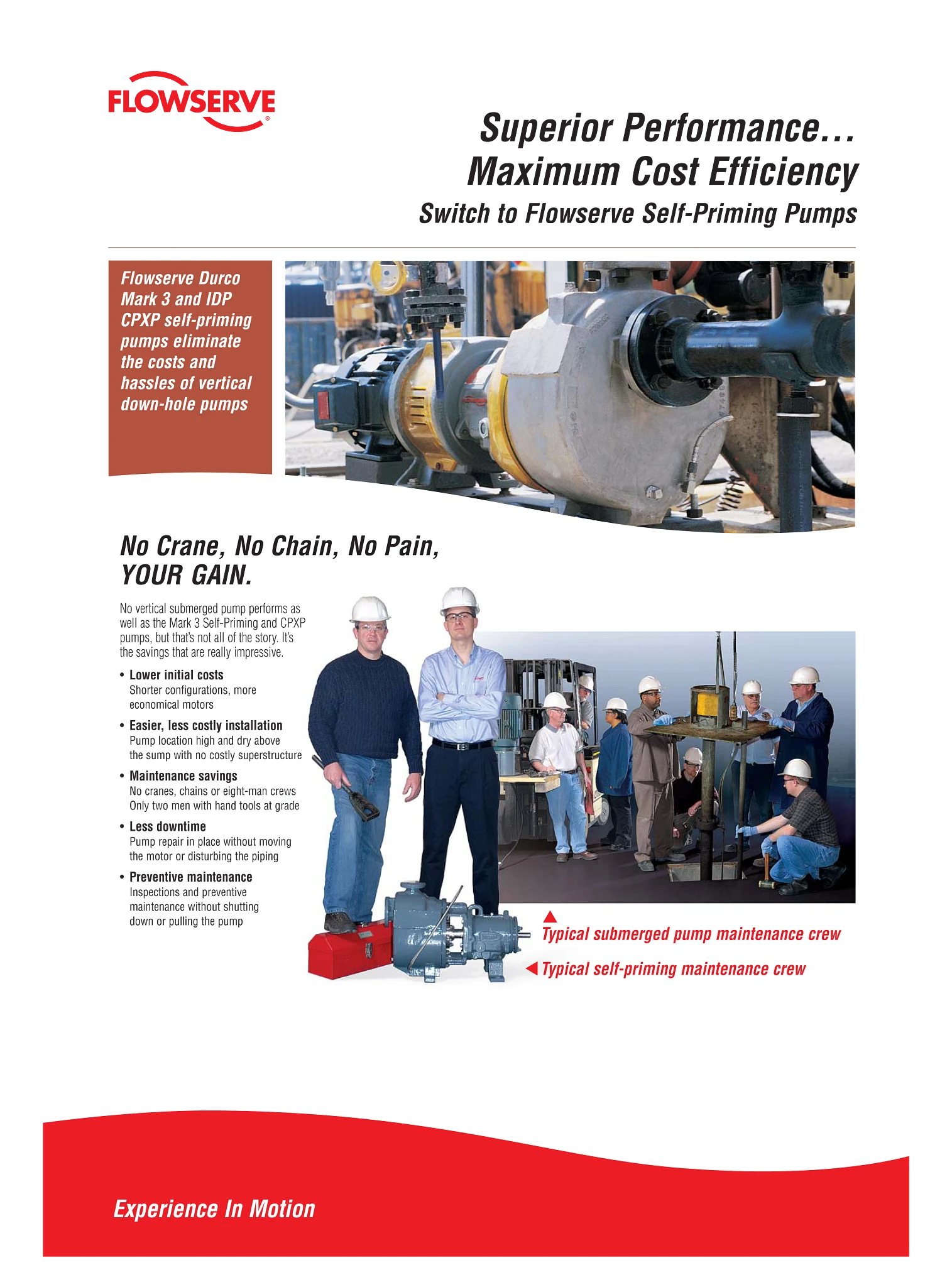 Flowserve自吸泵 - 性能出色，成本效率最高