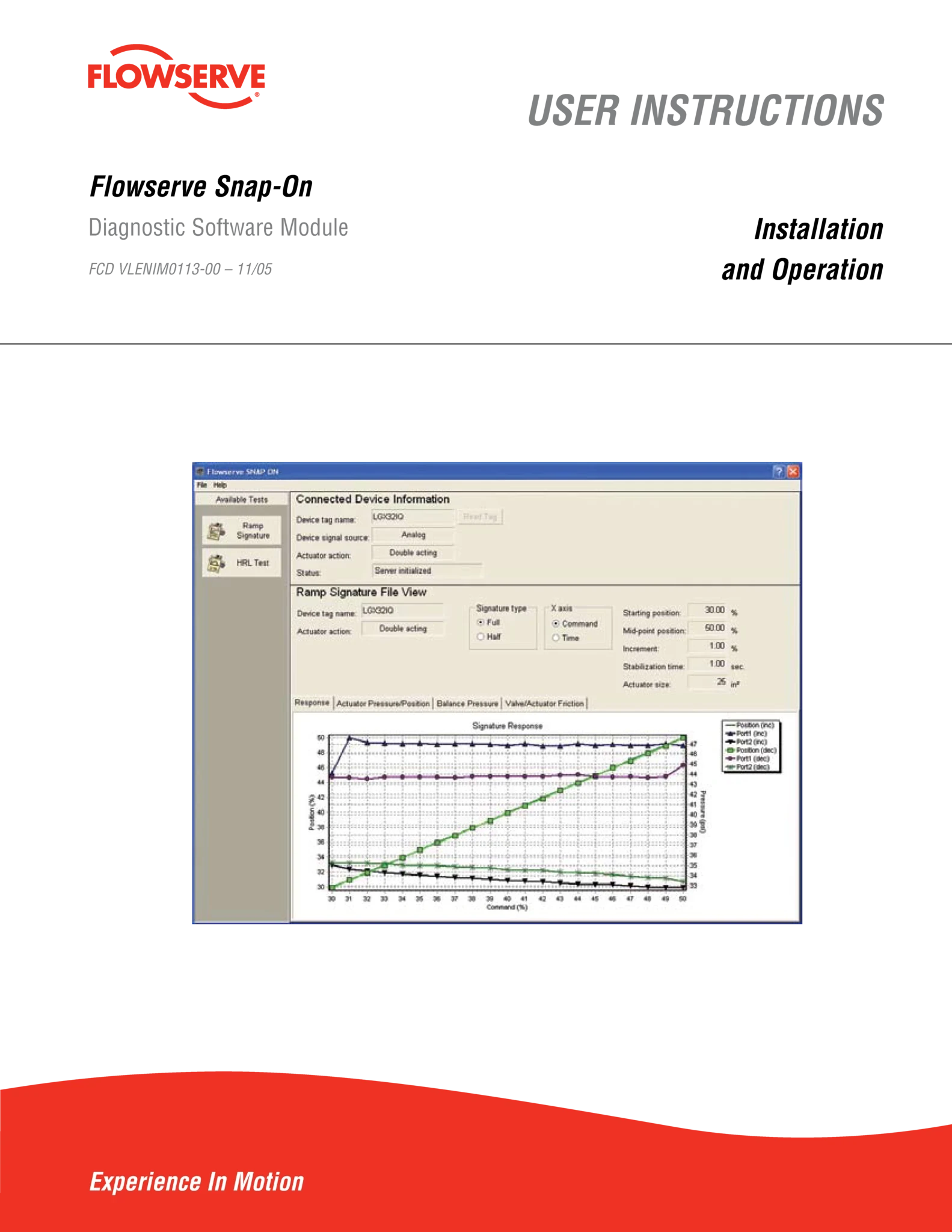 Flowserve Snap-On 诊断软件模块使用说明（IOM）