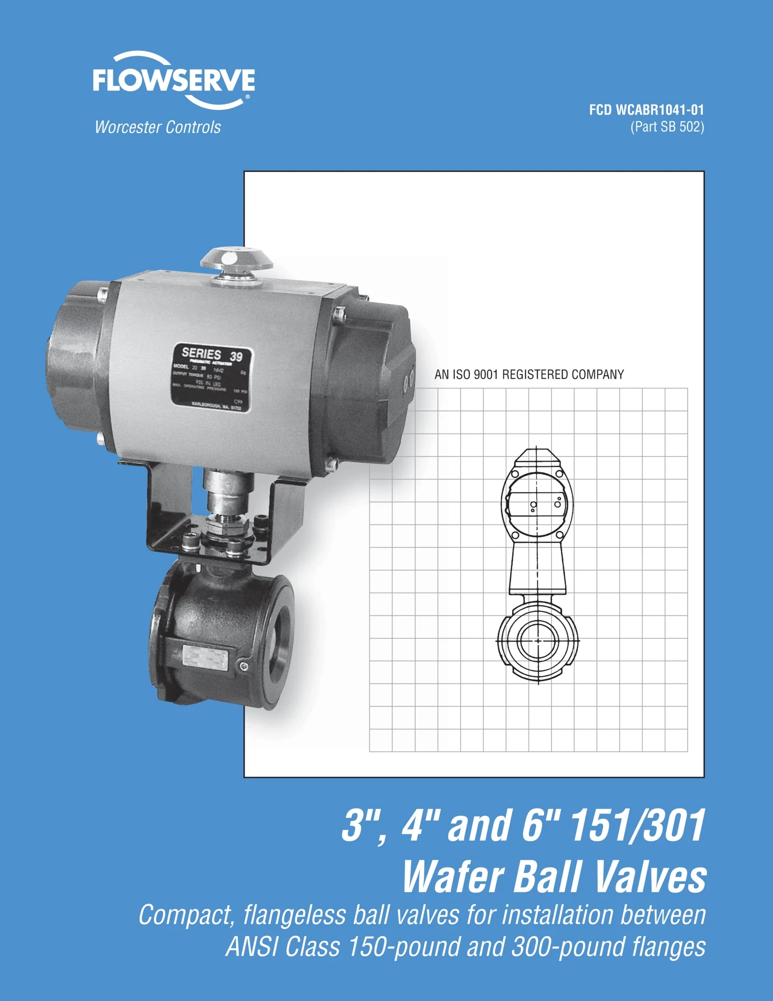 Worcester Controls 151/301系列平板球阀手册（美洲）