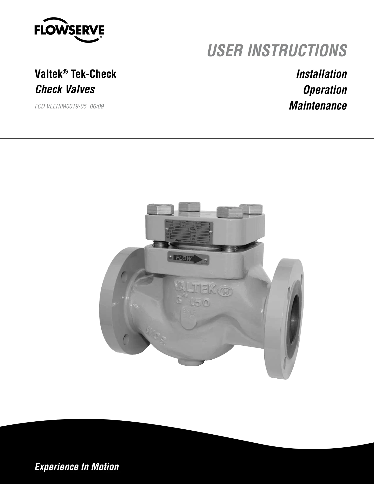 Valtek Tek-Check使用说明