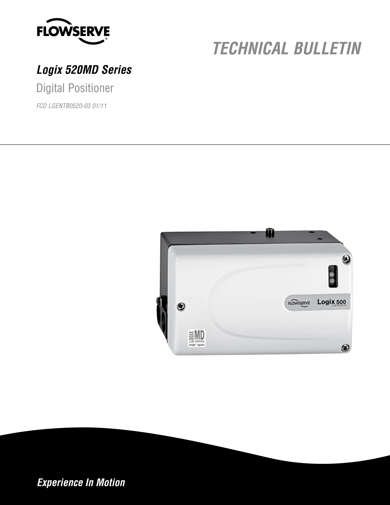 Logix 520MD数字定位器技术公告