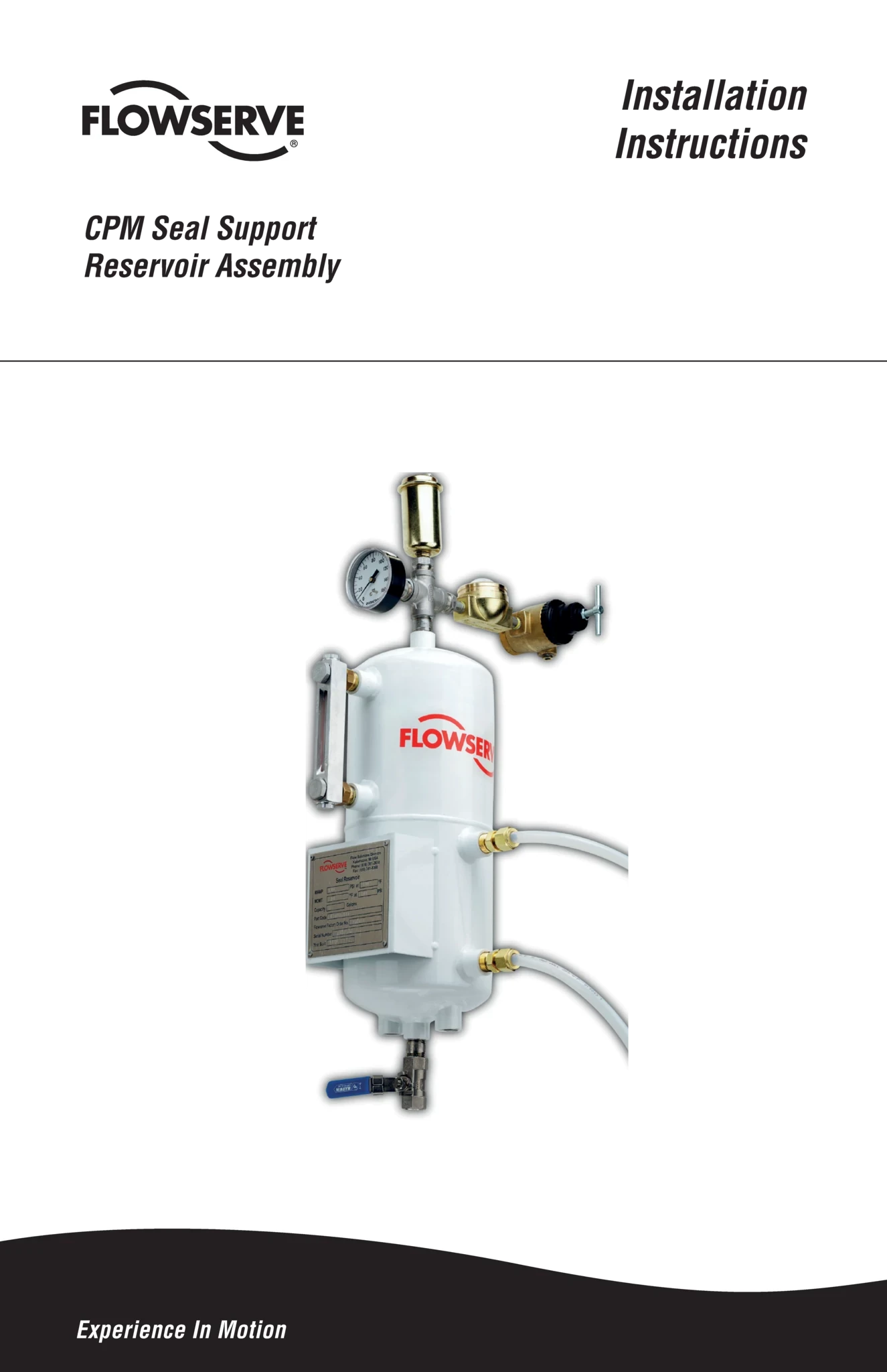 CPM密封支持储罐总成安装说明