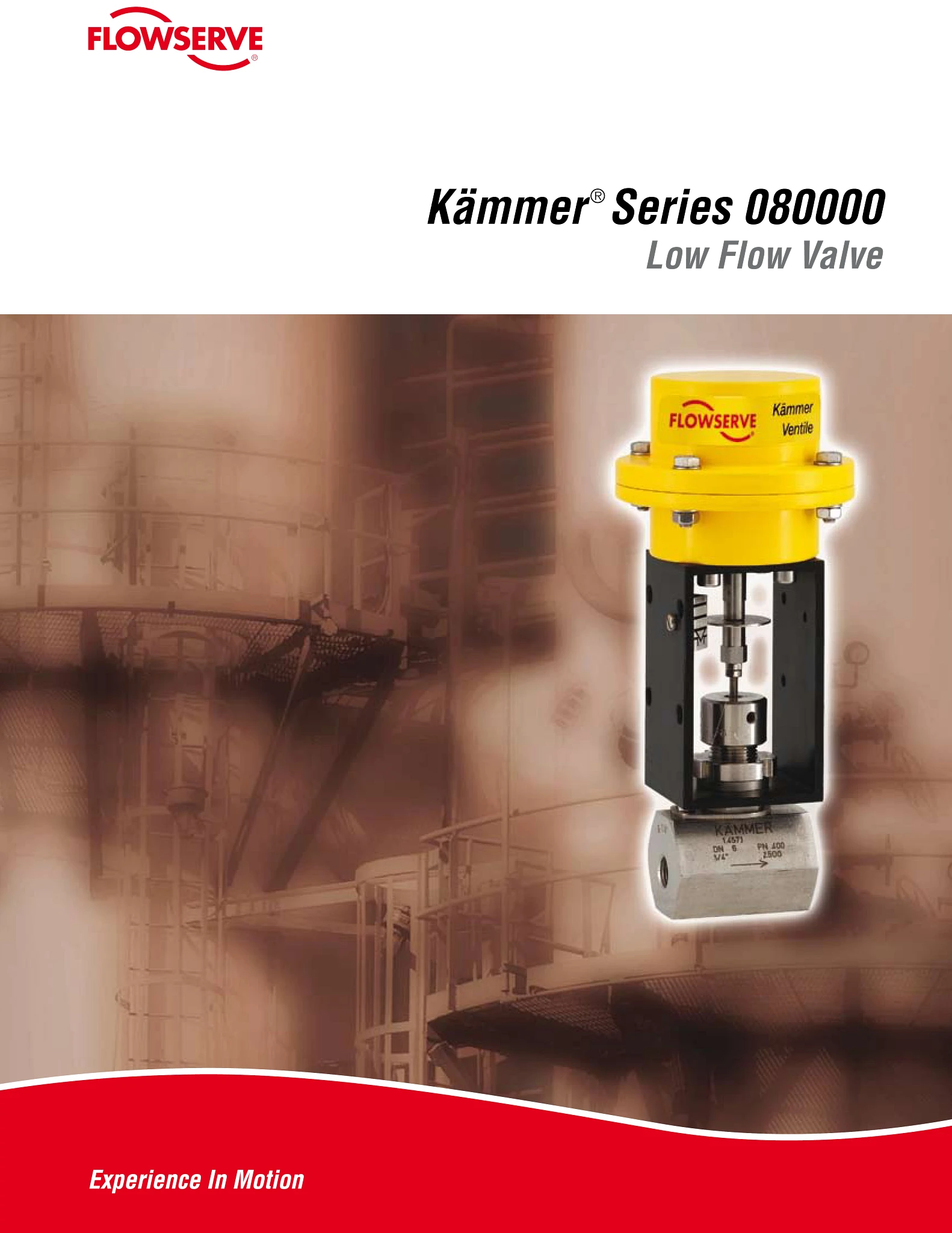 Kämmer SmallFlow低流量和微流量阀门系列080000/081000手册