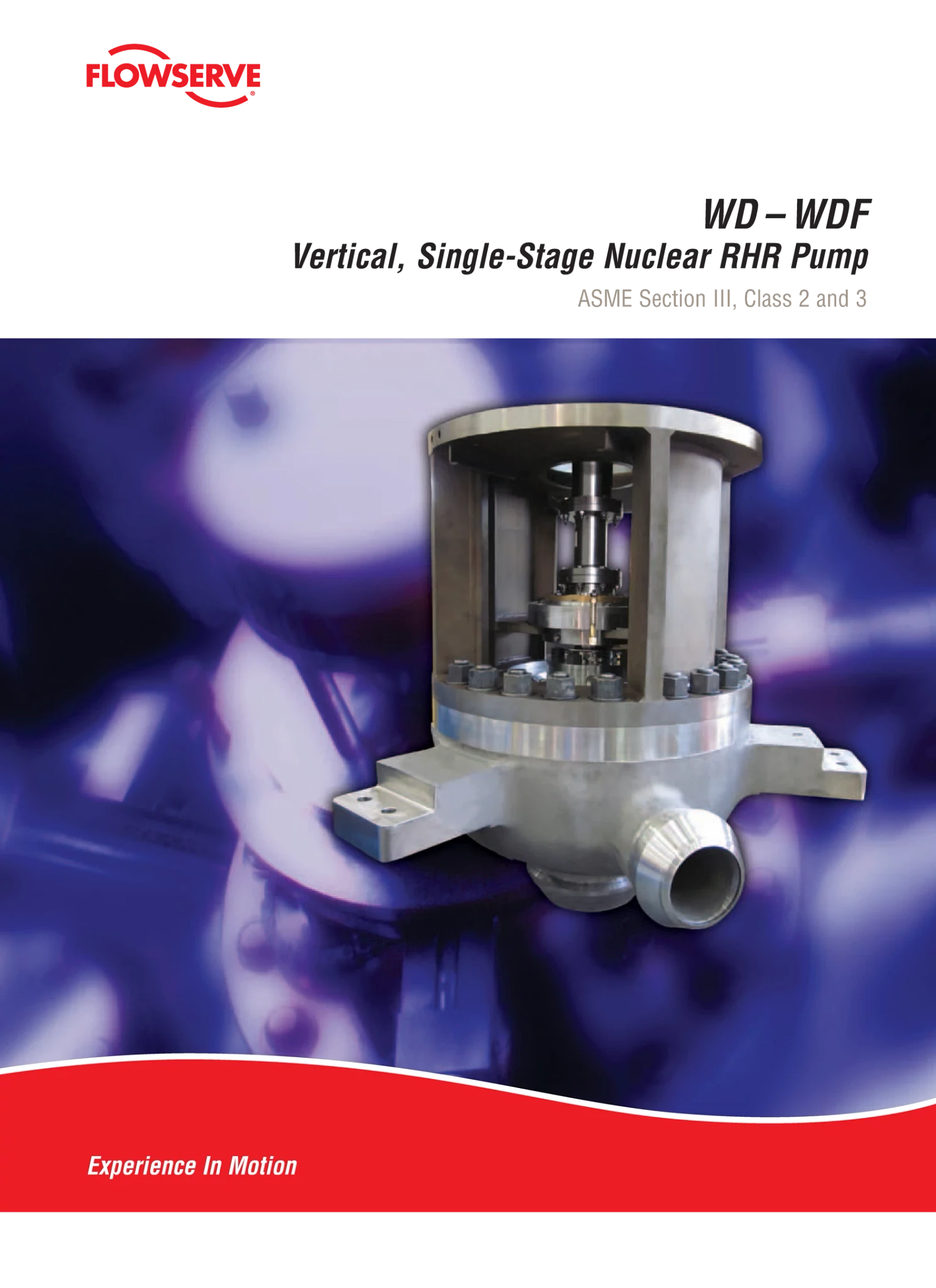 WD-WDF立式单级核能RHR泵公告