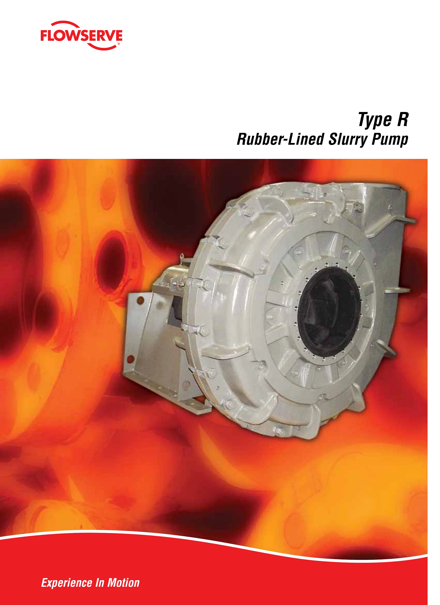 R型衬橡胶浆液泵产品手册