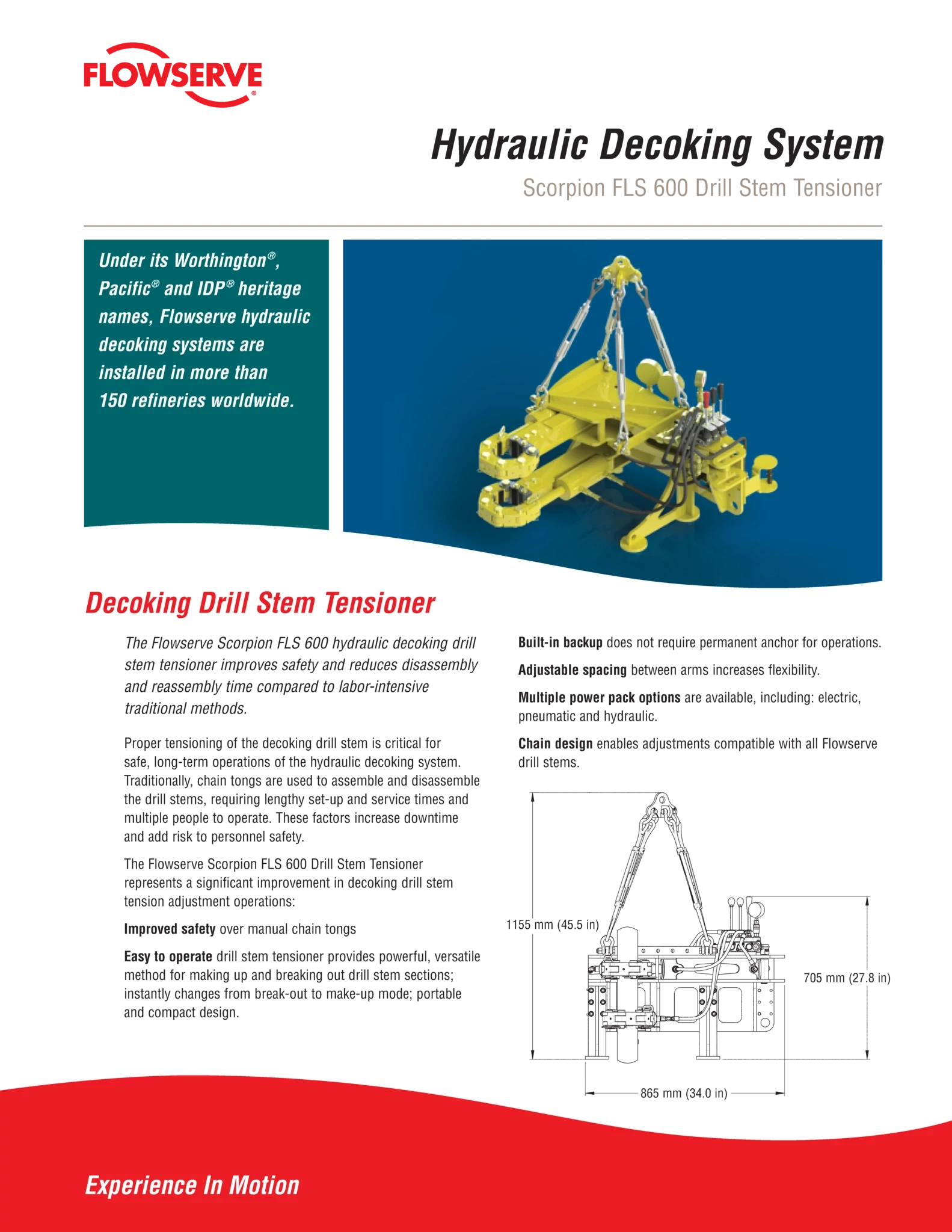 Scorpion FLS 600钻杆张紧器