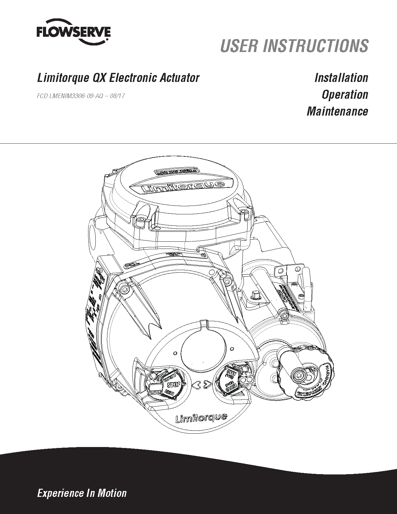 Limitorque QX电动阀门执行器使用说明(IOM)