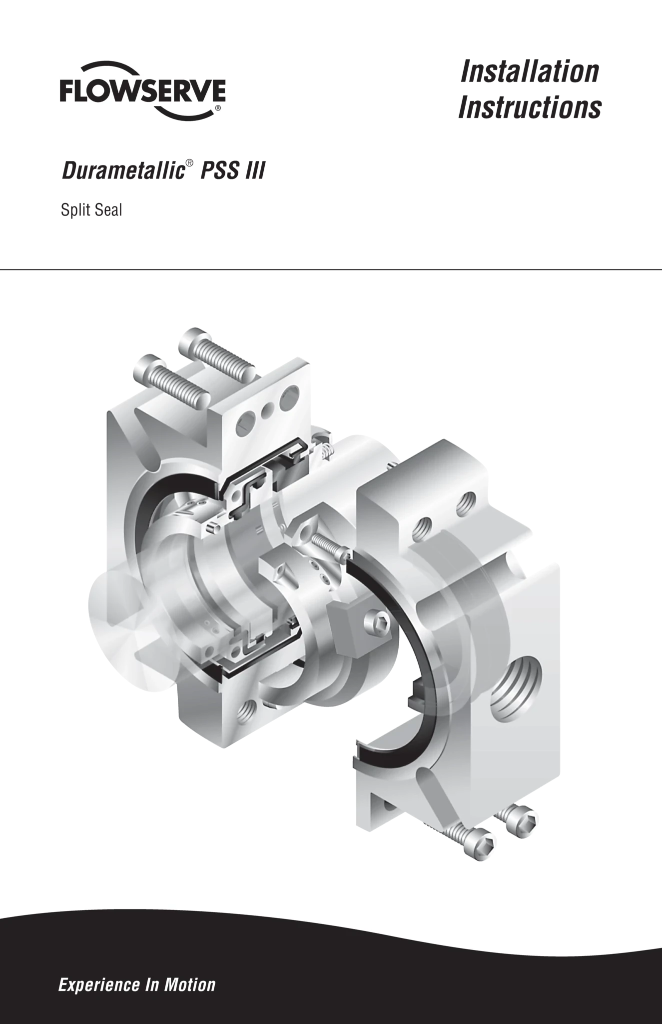 PSS III密封 - 安装说明书