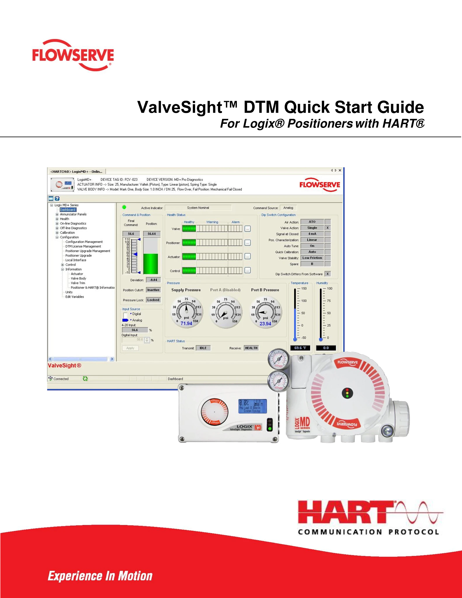 用于Logix HART定位器的ValveSight DTM - 快速入门指南