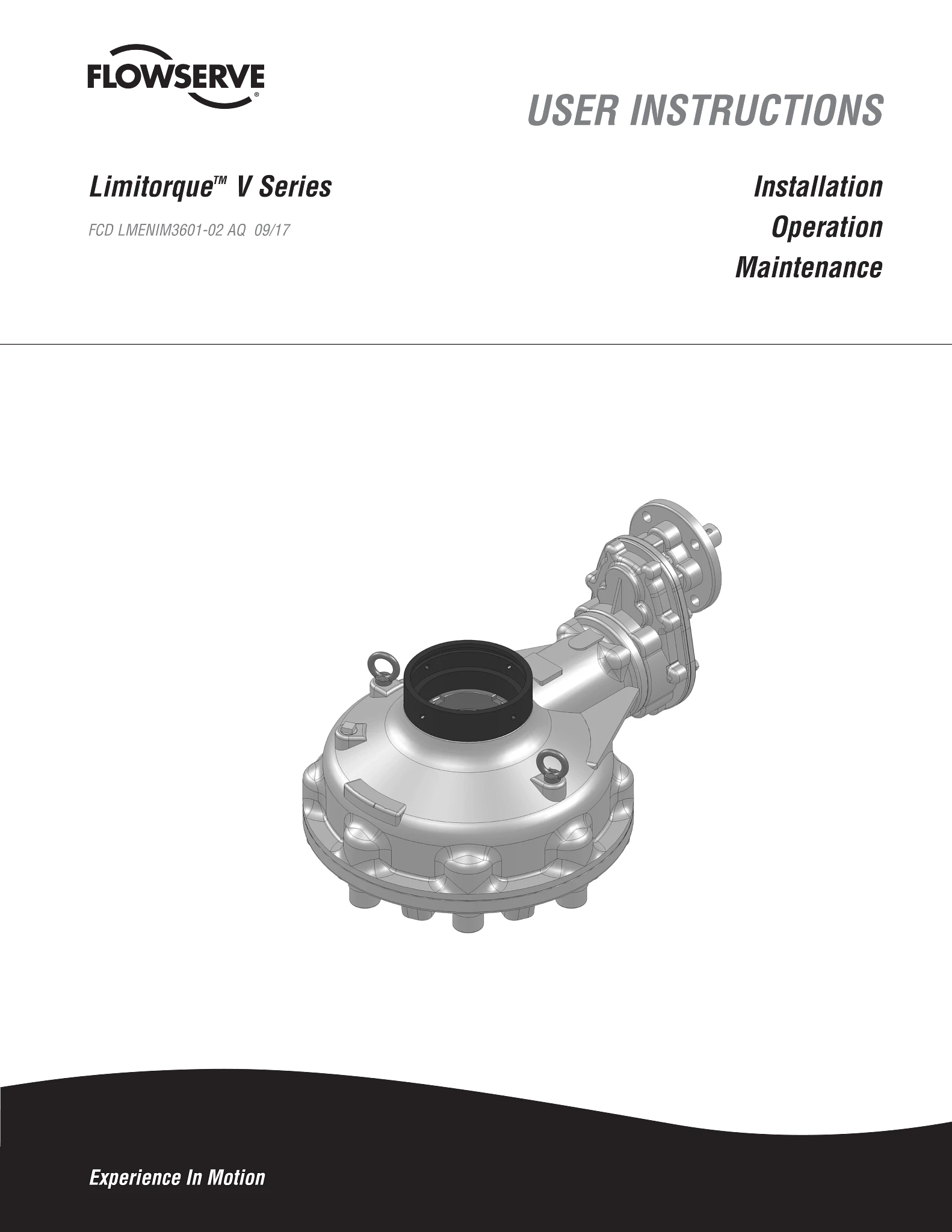 Limitorque V系列使用说明（IOM）