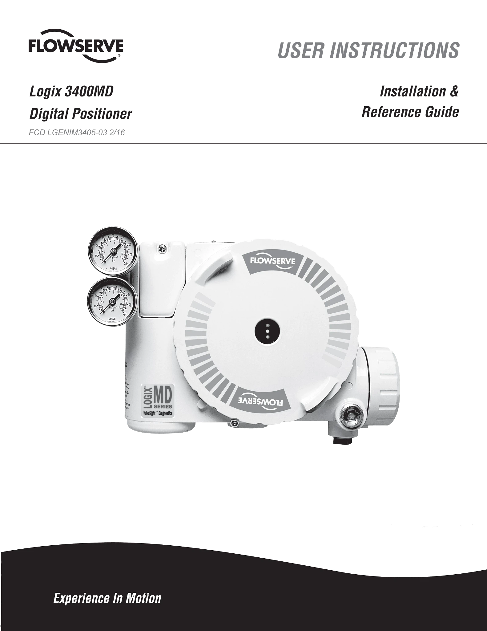 Logix 3400MD数字定位器使用说明