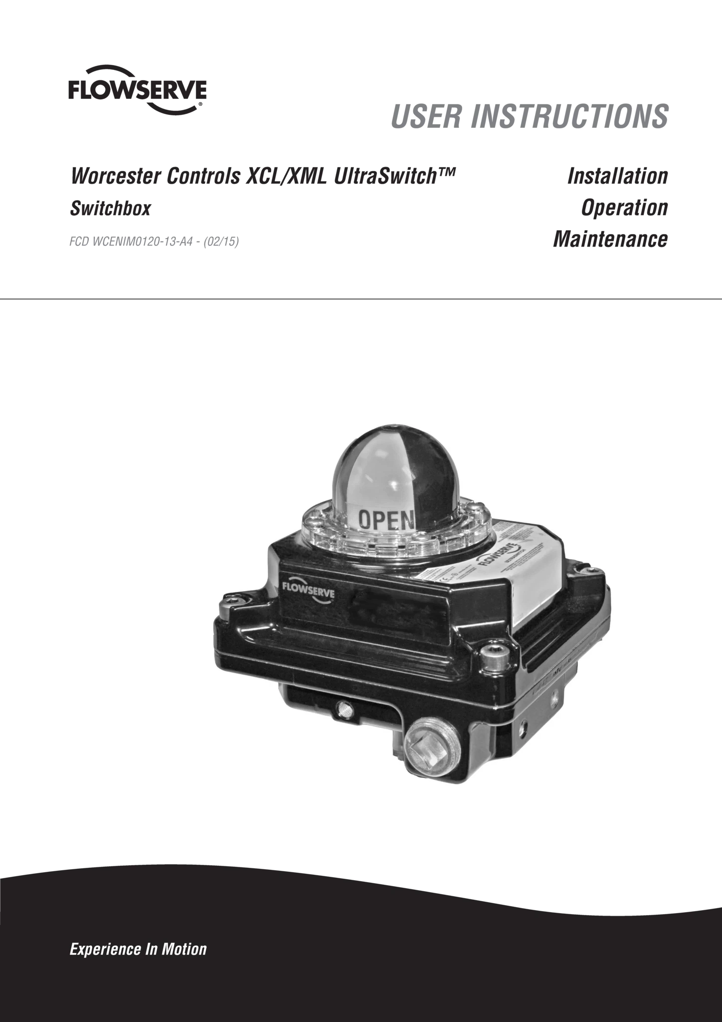 Worcester UltraSwitch™ XCL/XML使用说明