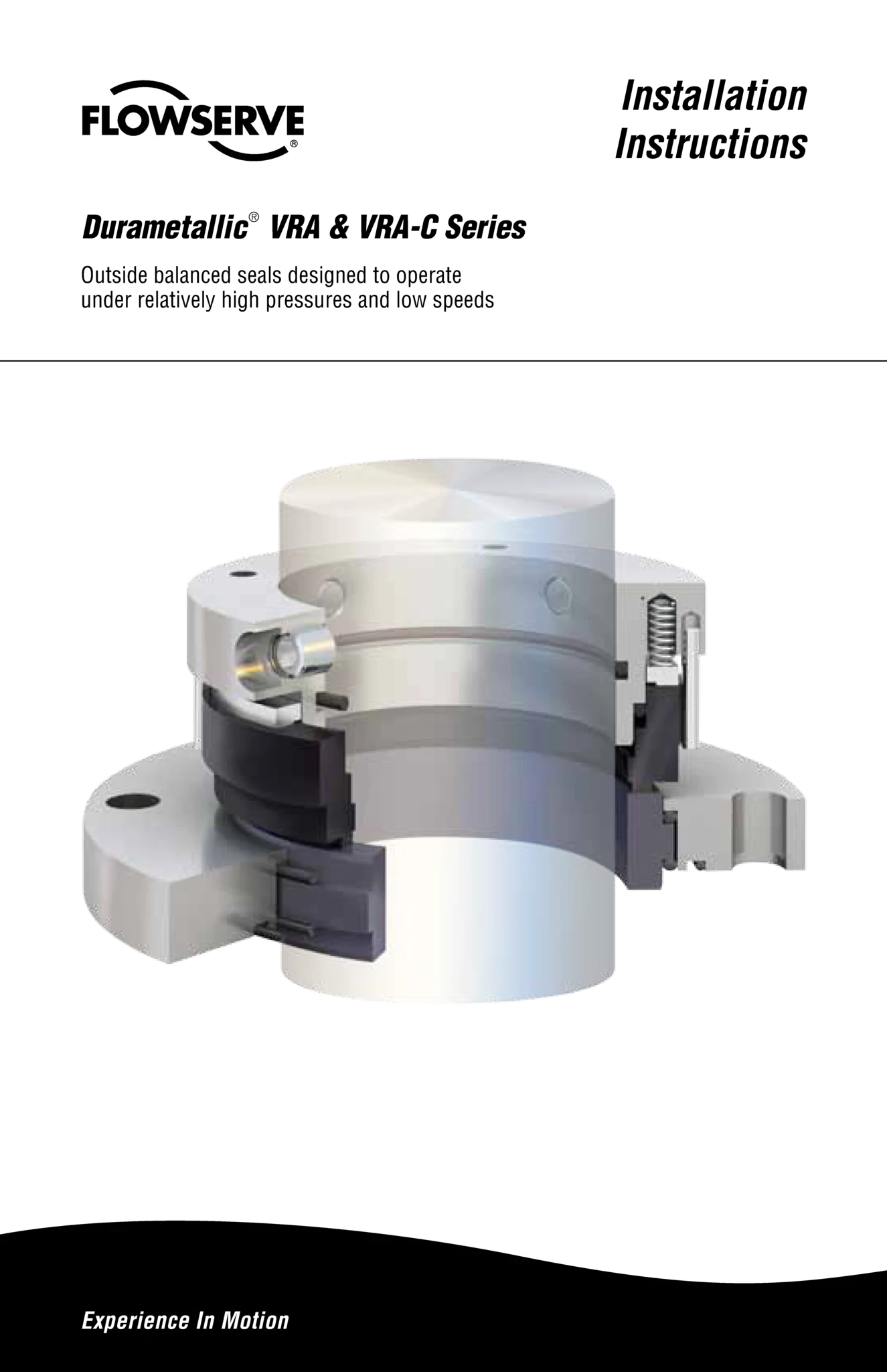 Durametallic® VRA和VRA-C密封安装说明