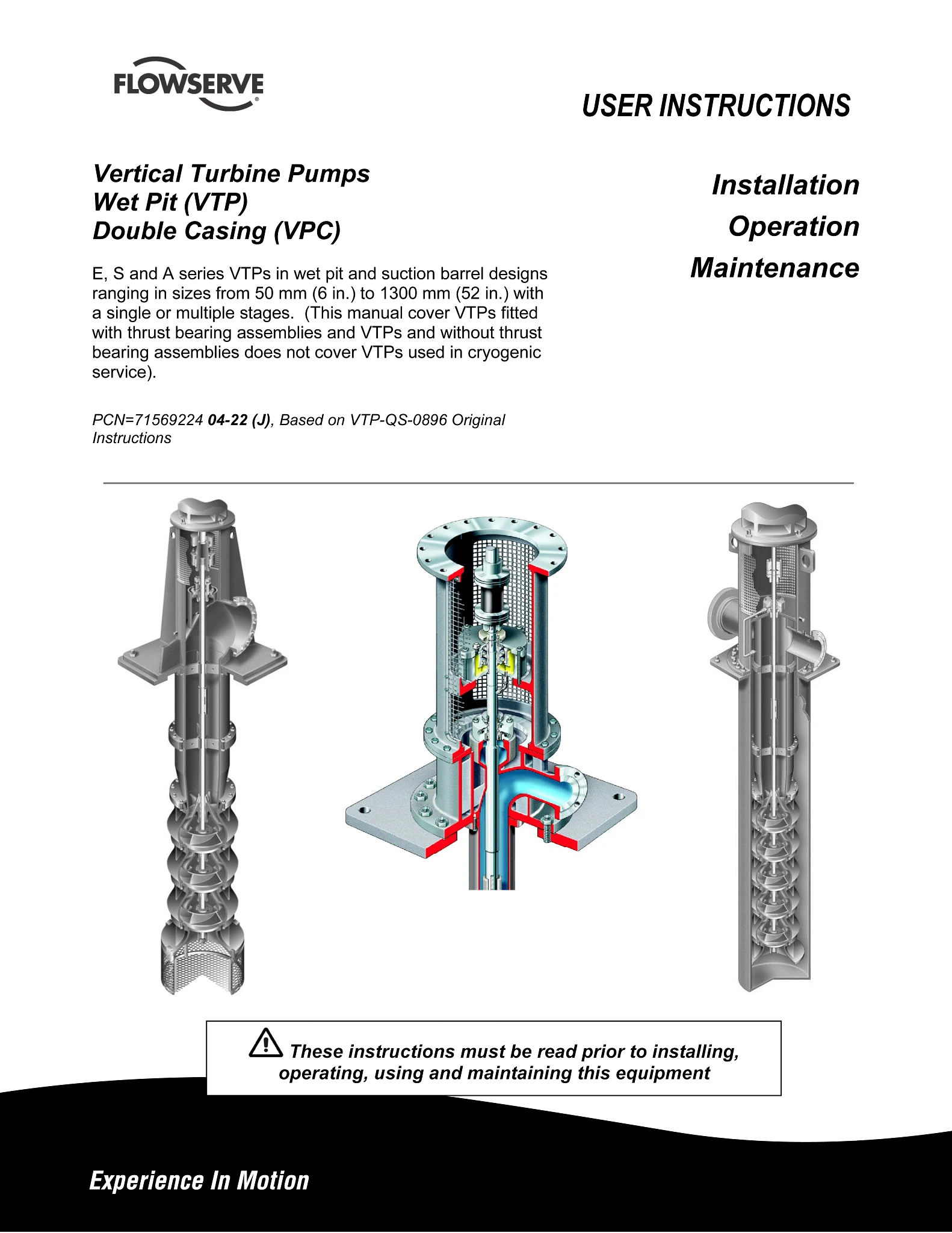 VTP驳船泵 - 使用说明