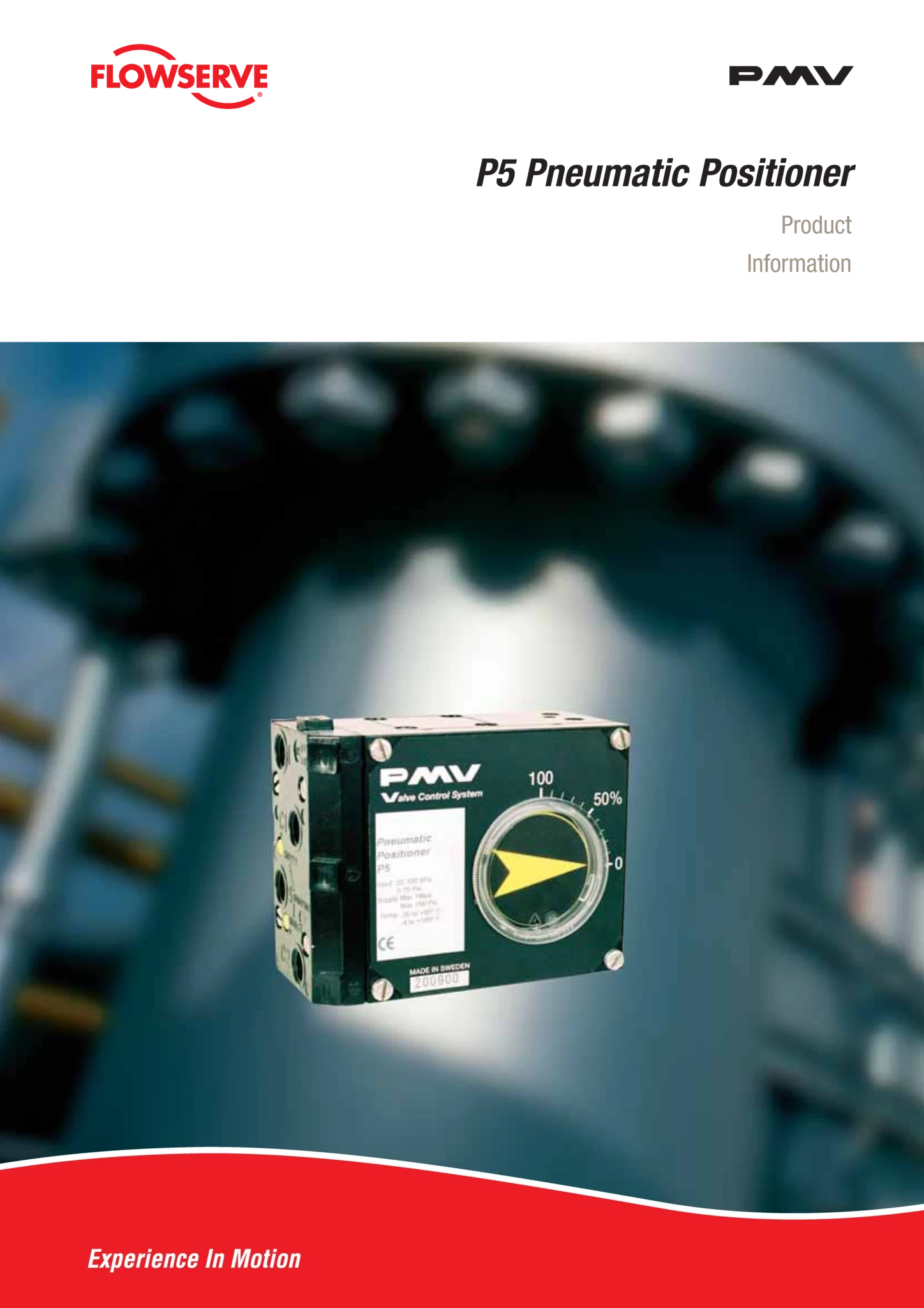 PMV P5气动定位器 - 手册