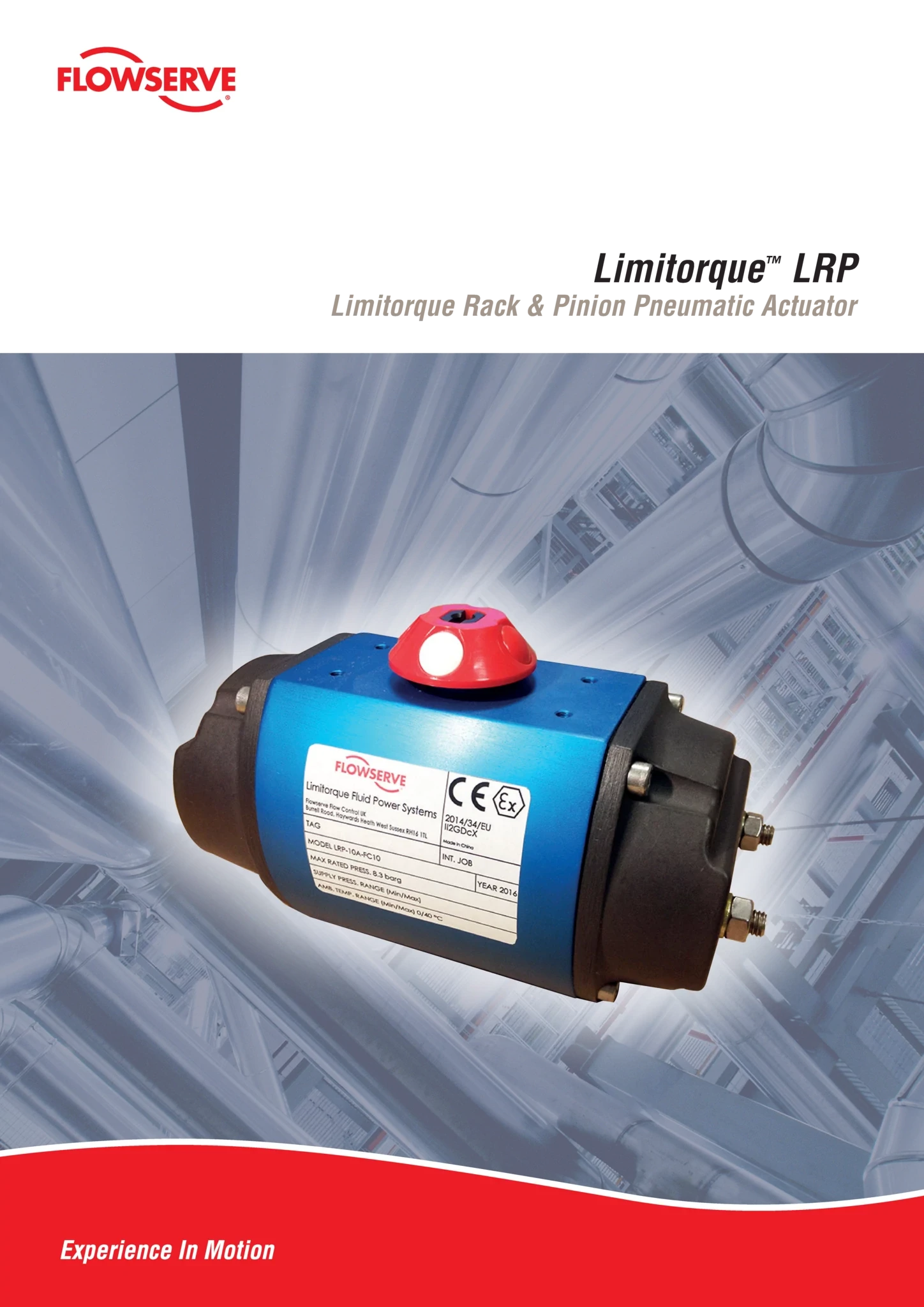 Limitorque LRP气动阀门执行器手册