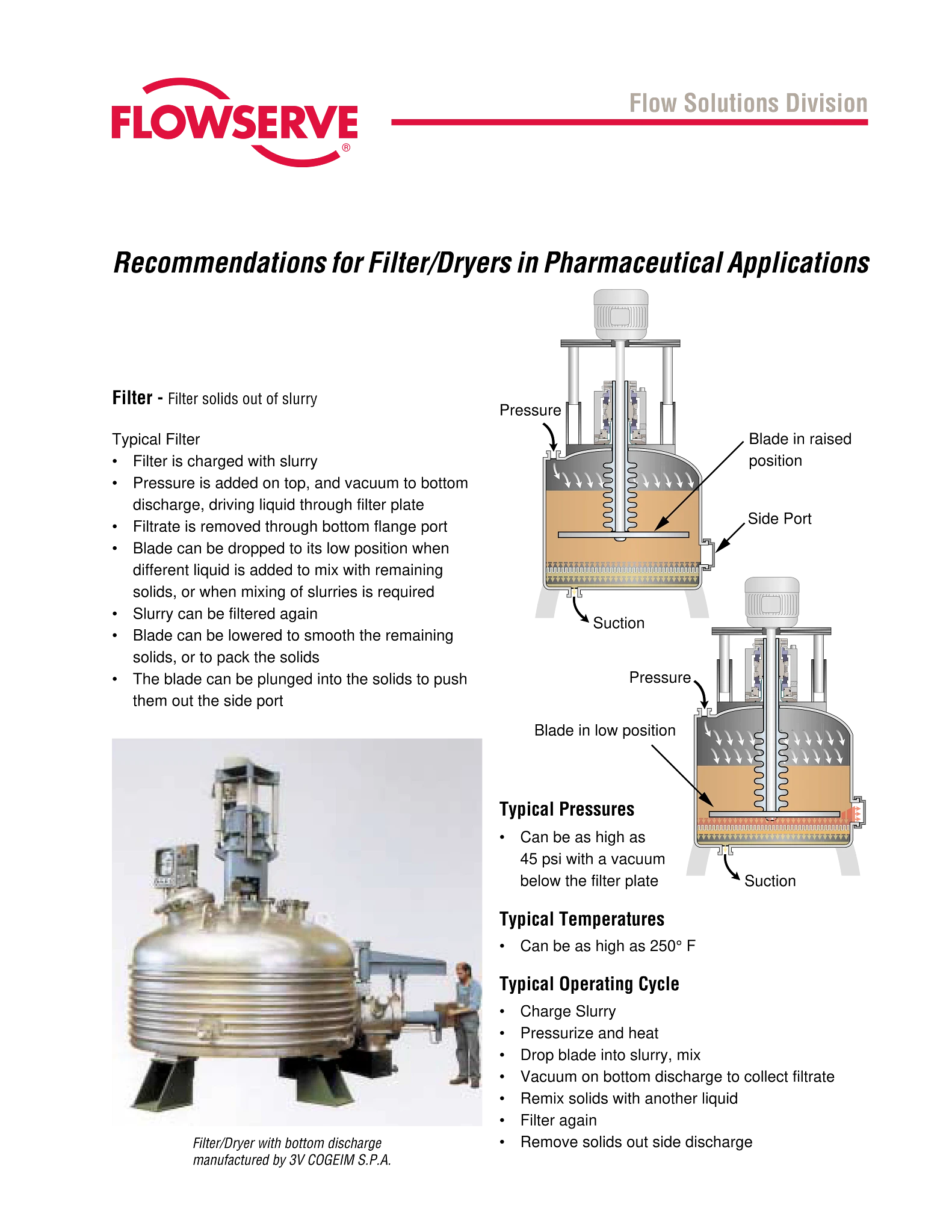 针对制药场合过滤器/干燥器的建议