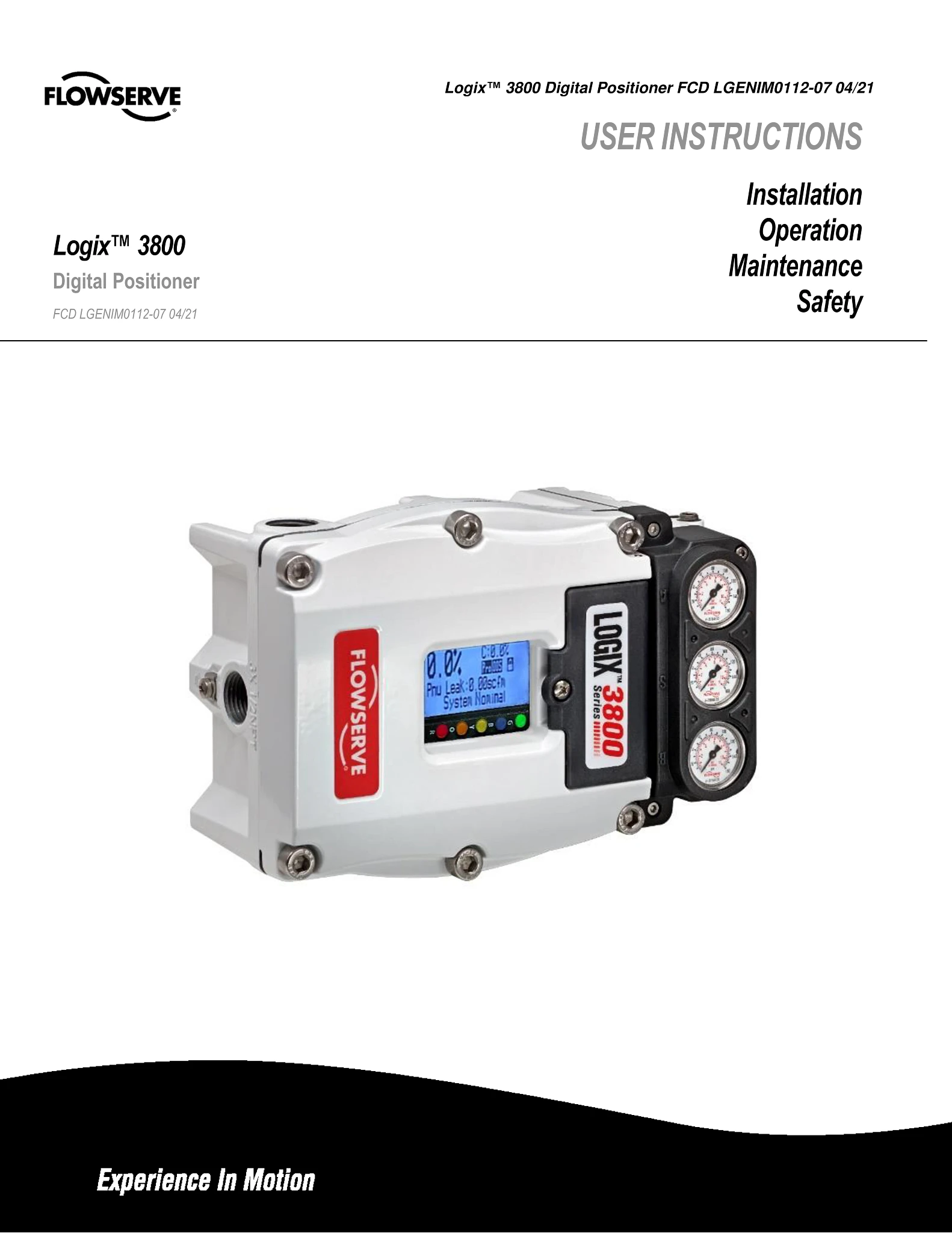 Logix3800数字定位器使用说明