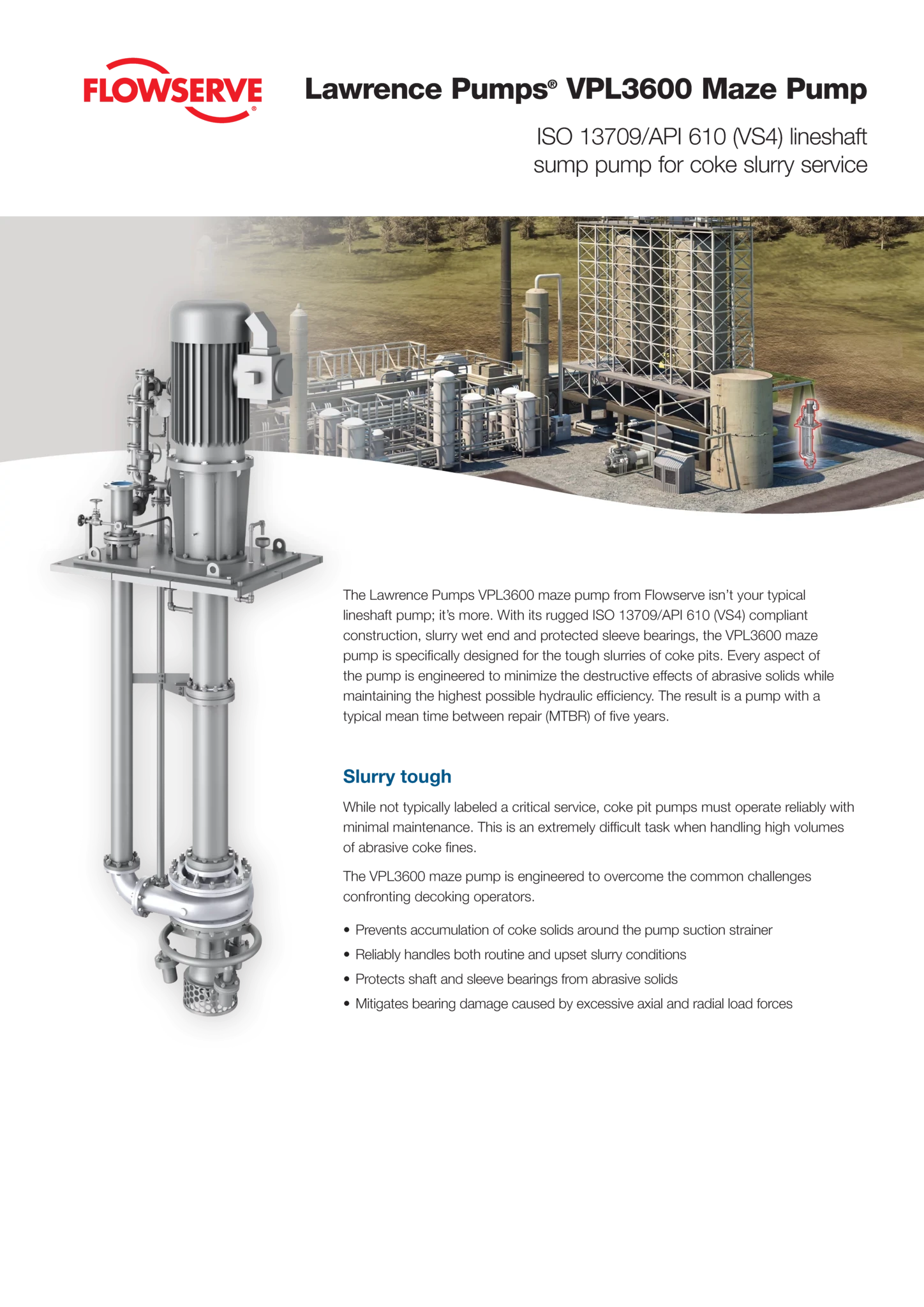 Lawrence Pumps® VPL3600 迷宫泵 - 宣传单