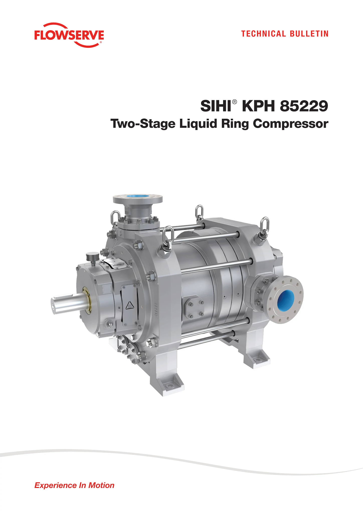 SIHI® KPH 85229两级液环压缩机 - 技术公告