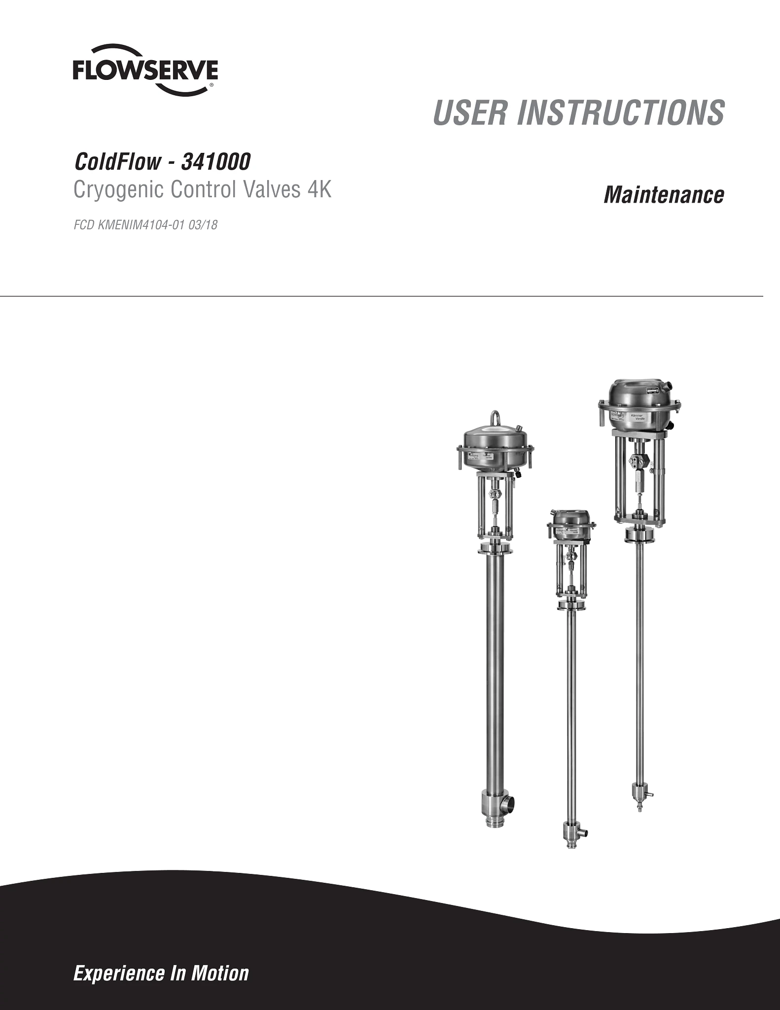 Kämmer ColdFlow 341000系列低温控制阀IOM