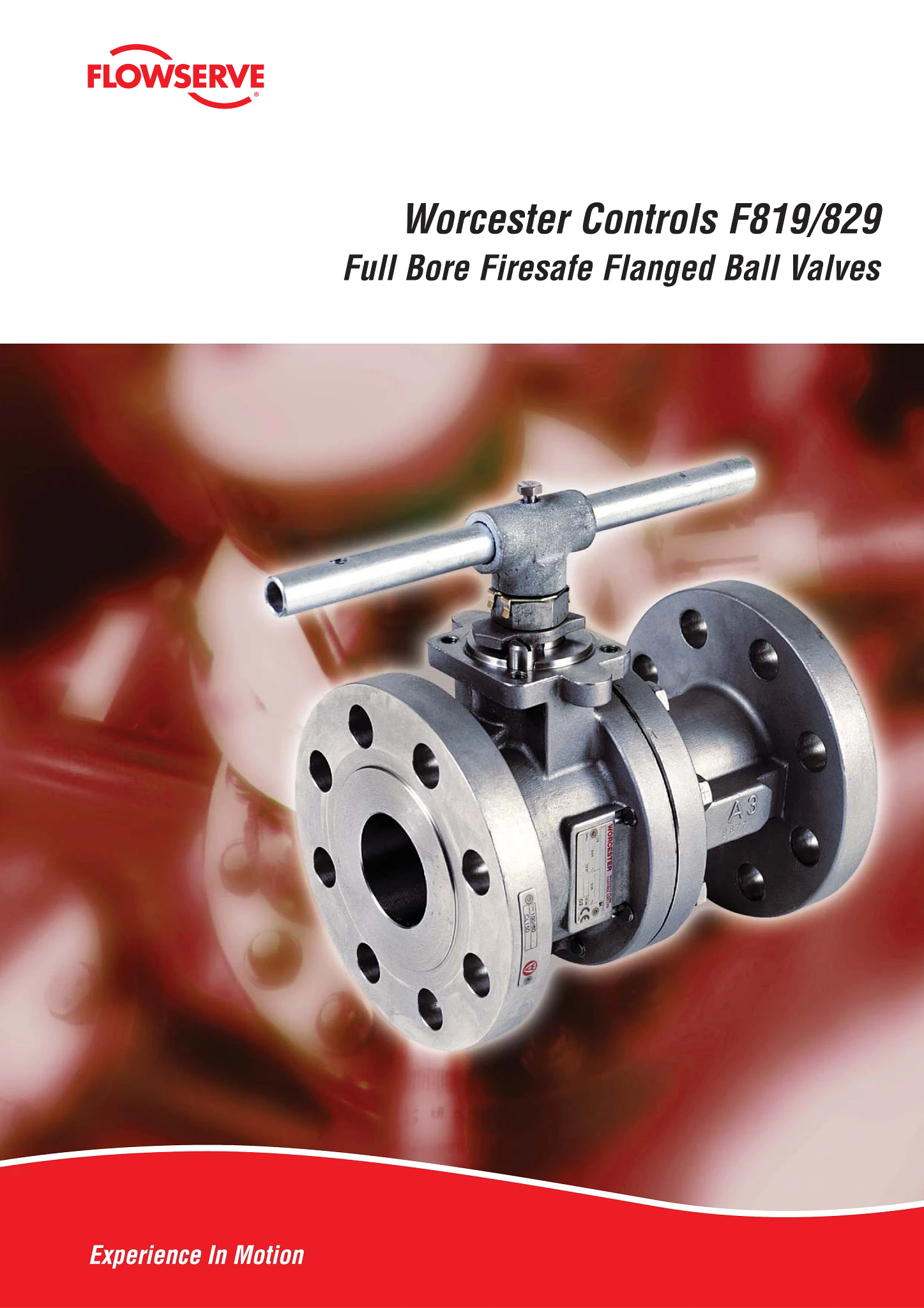 Worcester Controls F819/829系列全通径防火法兰式球阀手册（欧洲/亚洲）